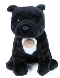 Staffordshire Bull Terrier (svart) - Rappa Toys